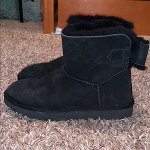 Black UGG boots